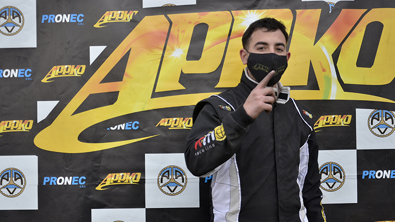 Federico Roumec disfruta de su primera pole position en Cajeros 125.