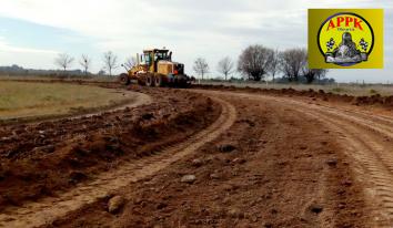 Trabajos en el kartódromo del AMCO
