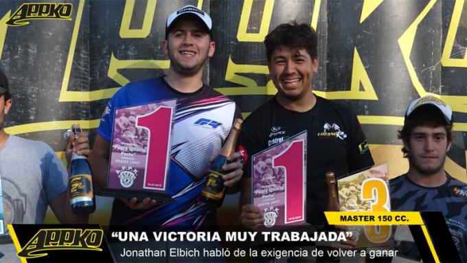 El invitado Facundo Salas y el campeón Jonathan Elbich se quedaron con la general de Máster.