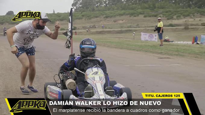 En la carrera de invitados, Walker volvió al triunfo. | Foto imagen de video