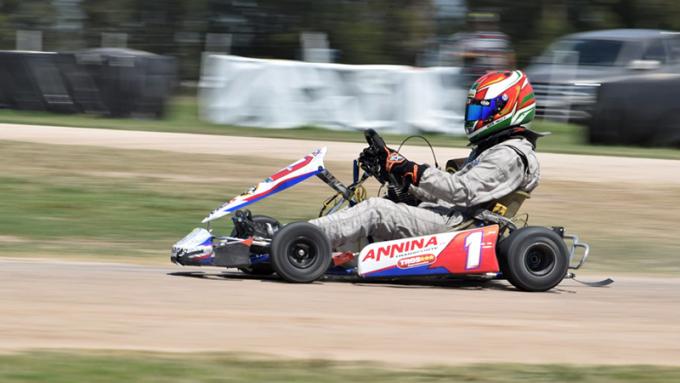 En su estreno como campeón, Maycol Pinelli alcanzó la pole en Máster 150. | Fotos Luciano Bustamante