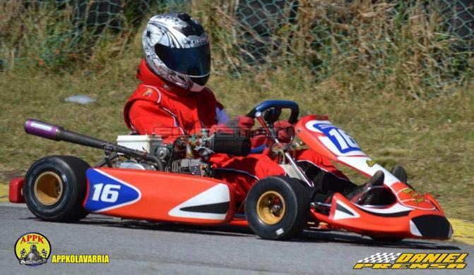 Nicolás Domínguez corrió en el karting Regional (foto D. Erreguerena)