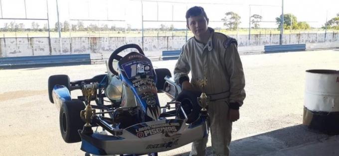 Iván Alonso es uno de los nuevos pilotos, correrá en Cadetes 